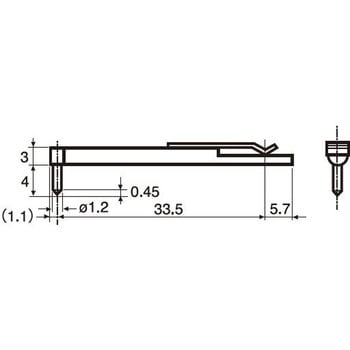 ACCRETECH可互换的粗糙度和形状测量探头（适用于软材料）东京精密010 2508